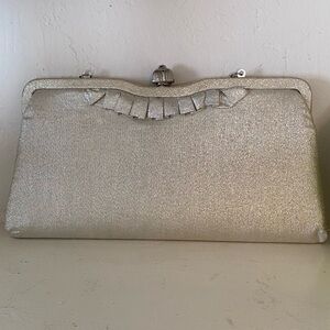 1960s Silver Lame’ clutch